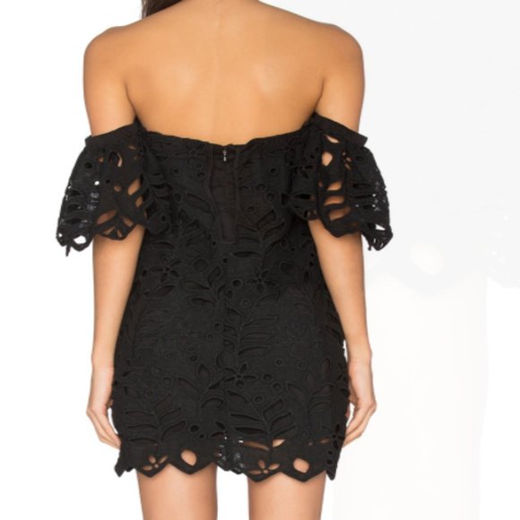 Asilio Off-shoulder black dress - Picture 3 of 3